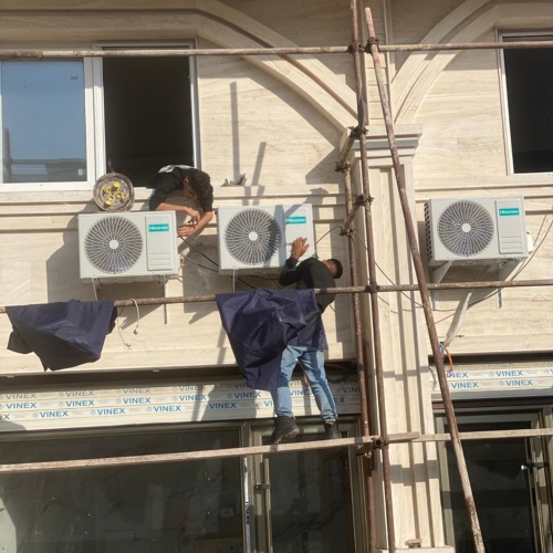 نصب داکت اسپلیت در رشت